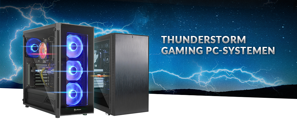 Thunderstorm gaming pc-systemen