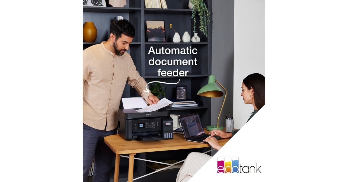 Epson EcoTank ET3850 A4 multifunctionele WiFiprinter met inkttank allinone inkjetprinter
