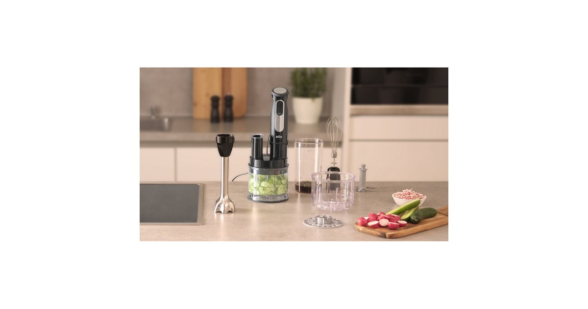 Braun MultiQuick 5 Pro MQ55755M, Hand Blender with 25 Speeds Easy Click