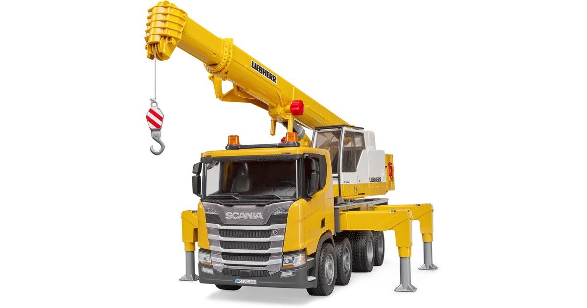 Bruder scania liebherr top