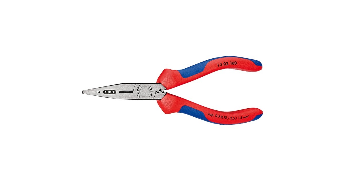Knipex TwinGrip verstelbare grijptang | Meer-componentengrepen | Zwart geatramenteerd | Lengte 200 mm | Zelfbedieningskaart/blister - 82 02 200 SB