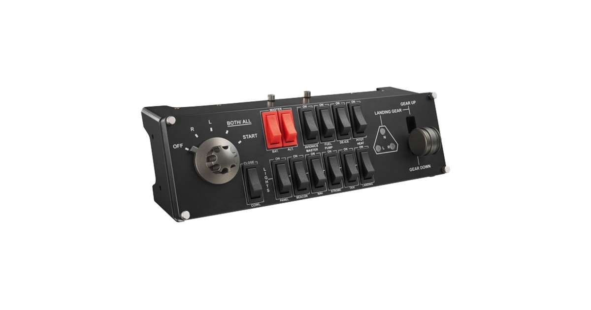 Logitech G Saitek Pro Flight Switch Panel instrumentenpaneel Zwart, PC