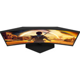 AOC C27G42E 27" curved gaming monitor Zwart/rood, 180 Hz, HDMI, DisplayPort, Audio