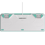 ASUS TUF Gaming K3 Gen II Hatsune Miku Edition, gaming toetsenbord Turquoise/wit, US lay-out, opto mechanisch, 96%, RGB