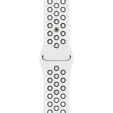 Apple Sportbandje van Nike - Summit White/zwart (45 mm) horlogeband Wit/zwart