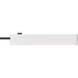 Brennenstuhl Ecolor 4-voudige stekkerdoos met 2 USB-laadaansluitingen Wit/zwart, 4x stekker, 2x USB-C, 2x USB-C