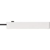 Brennenstuhl Ecolor 4-voudige stekkerdoos met 2 USB-laadaansluitingen stekkerdoos Wit/zwart, 2x USB-C