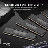 Corsair 96 GB DDR5-5600 (4x 24 GB) Quad-Kit werkgeheugen Zwart, CMK96GX5M4B5600C40, Vengeance, XMP 3.0