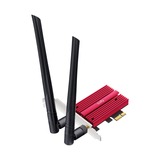Cudy AX5400 Wi-Fi 6E Bluetooth 5.3 PCI-E wlan adapter Rood