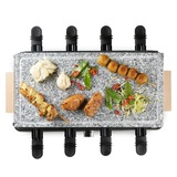 Domo Steengrill-grill-raclette DO9262G gourmetstel Zwart/houtkleur