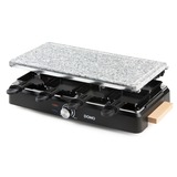 Domo Steengrill-grill-raclette DO9262G gourmetstel Zwart/houtkleur
