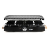 Domo Steengrill-grill-raclette DO9262G gourmetstel Zwart/houtkleur