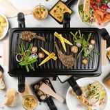 Domo Steengrill-grill-raclette DO9262G gourmetstel Zwart/houtkleur