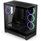 ENDORFY Fishtank 6000 Corona midi tower behuizing Zwart | 2x USB-A | 1x USB-C | RGB | Window