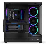 ENDORFY Fishtank 6000 Corona midi tower behuizing Zwart | 2x USB-A | 1x USB-C | RGB | Window