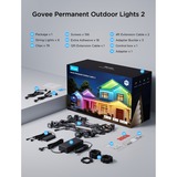 Govee Permanent Outdoor Lights 2 sfeerverlichting Zwart, 30 meter