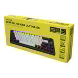 Hator Skyfall MAG Ultima 8K Wireless, gaming toetsenbord Zwart, US lay-out, 65%, RGB, Double-shot PBT, Hot-swap, 2.4GHz / Bluetooth / USB-C