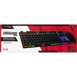 HyperX Alloy Origins PBT, gaming toetsenbord Zwart, US lay-out, HyperX Red, RGB leds, PBT