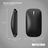 INCASE Designed by Microsoft Modern Mobile Mouse Zwart, Bluetooth