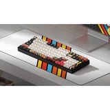 Iqunix F97 Graffiti Diary Wireless Mechanical Keyboard Zwart, US lay-out (QWERTY), Cherry MX Silent Red, 96%, RGB leds, Hot-swappable, PBT, 2.4GHz | Bluetooth 5.1 | USB-C