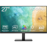 Koorui E2711F 27" monitor Zwart, 100 Hz, HDMI, VGA, AMD Free-Sync