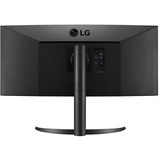 LG 34WP85CP-B 34" Curved UltraWide monitor Zwart, 2x HDMI, 1x DisplayPort, Sound, USB-C