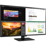 LG 43UN700-B 43" 4K Ultra HD Monitor Zwart, 4x HDMI, 1x DisplayPort, 2x USB-A 3.2 (5 Gbit/s), 1x USB-C