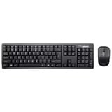 Lenovo 100 Wireless Combo Keyboard & Mouse desktopset Zwart, US lay-out (QWERTY), 100%, 1000 dpi