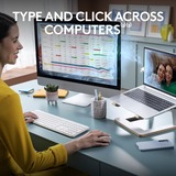 Logitech MK950 Signature Slim Wireless Keyboard en Muis Combo desktopset Wit, US-International lay-out (QWERTY), 400 - 4000 DPI