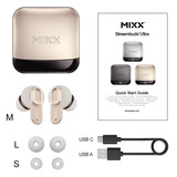 MIXX StreamBuds Ultra Mini True Wireless Earbuds  headset Champagne