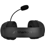 Sharkoon SKILLER SGH25 over-ear gaming headset Zwart, Pc, PlayStation 5, Xbox Series X|S