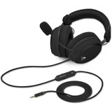 Sharkoon SKILLER SGH25 over-ear gaming headset Zwart, Pc, PlayStation 5, Xbox Series X|S
