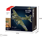 Sluban ModelBricks - B-17GS Flying Fortress bommenwerper Constructiespeelgoed Schaal 1:44