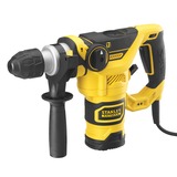Stanley FATMAX 1250W Pneumatische boorhamer met 3-delige beitelset Geel/zwart, SDS+, met koffer