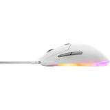 SteelSeries Rival 3 Gen 2 gaming muis Wit, 8.500 DPI, RGB