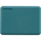 Toshiba Canvio Advance, 1 TB externe harde schijf Groen, HDTCA10EG3AA, USB 3.2 Gen 1
