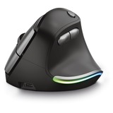 Trust Bayo Ergonomic Rechargeable Wireless Mouse Zwart/grijs, 800 - 2400 DPI