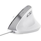 Trust Bayo II Ergonomische muis Wit, 800 dpi - 2.400 dpi