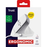 Trust Bayo II Ergonomische muis Wit, 800 dpi - 2.400 dpi