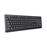 Trust Primo Draadloos Toetsenbord en Muis Set desktopset Zwart, US lay-out (QWERTY), 100%, Stille Toetsen 