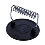 Victoria Burger press 16,5 cm, Seasoned pers Zwart/zilver, Color packaging