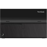 ViewSonic VA1655 lichtgewicht draagbare monitor 16"  Zwart, Mini-HDMI, USB-C