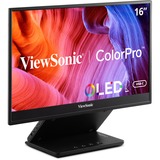 ViewSonic VP16-OLED 16" monitor Zwart (mat), 1x Micro-HDMI, USB-C, sound