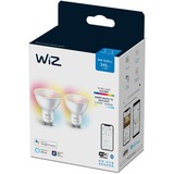 WiZ Spot PAR16 GU10 x2 ledlamp Wifi + Bluetooth protocol, 2 stuks