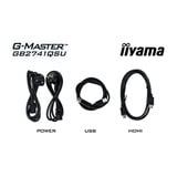 iiyama G-Master Black Hawk GB2741QSU-B1 27" gaming monitor Zwart, 144 Hz, HDMI, DisplayPort, USB, Audio