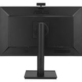 ASUS BE249QFK Video Conferencing Monitor 23.8"  Zwart, Webcam, 100 Hz, VGA, HDMI, DisplayPort, Audio 