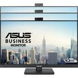 ASUS BE249QFK Video Conferencing Monitor 23.8"  Zwart, Webcam, 100 Hz, VGA, HDMI, DisplayPort, Audio 