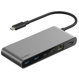 8-poorts USB-C-hub met 2,5 Gb Ethernet-poort usb-hub