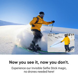Insta360 114cm Invisible Selfie Stick Zwart