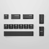 Iqunix F97 Dark Side Wireless Mechanical Keyboard Zwart, US lay-out (QWERTY), Cherry MX Brown, 96%, RGB leds, 96%, Hot-swappable, PBT, 2.4GHz | Bluetooth 5.1 | USB-C